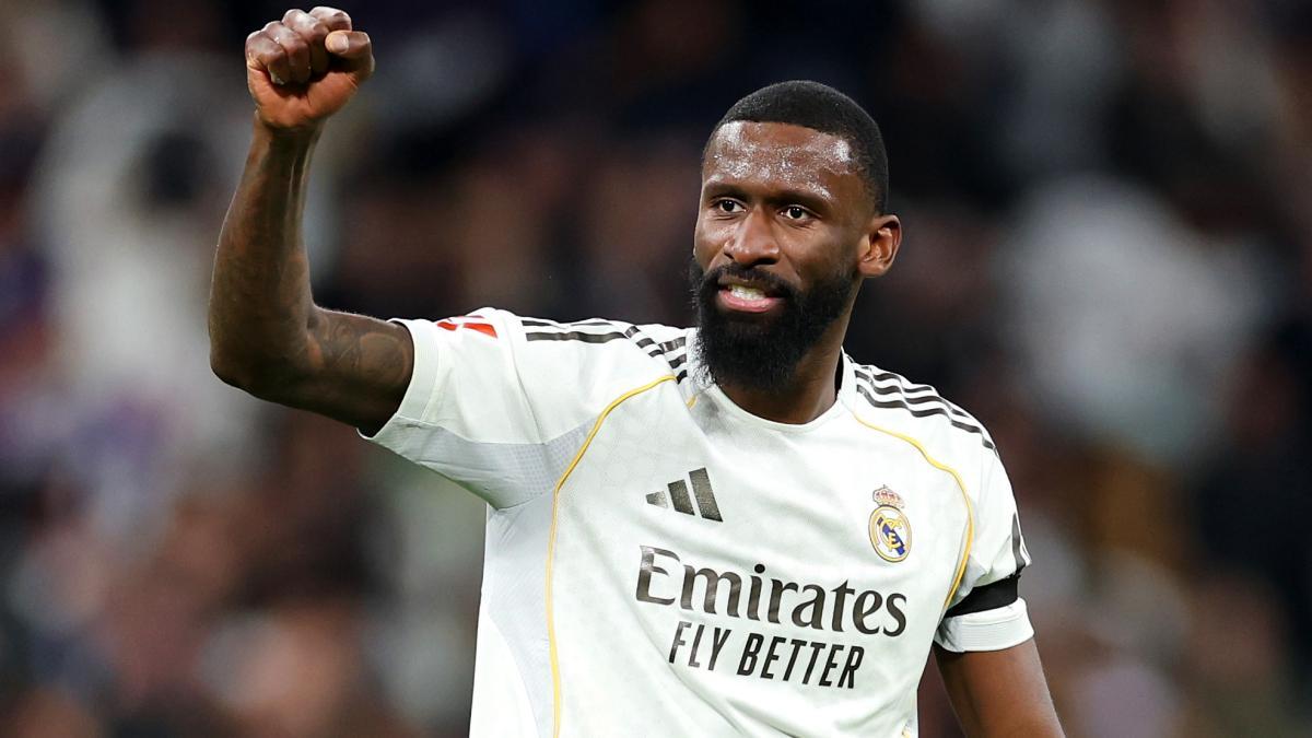 Rüdiger disfarça a derrota do Real Madrid
