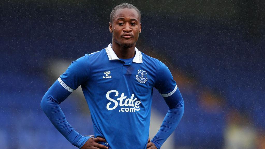 Martin Sherif: Everton striker accused of 61 bets on