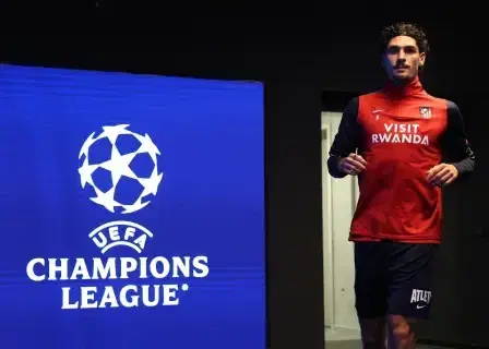 Atlético toma contacto com o MHP Arena de Estugarda... e