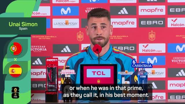Unai Simón anticipates Iberian duel: “Ronaldo is past his prime, but