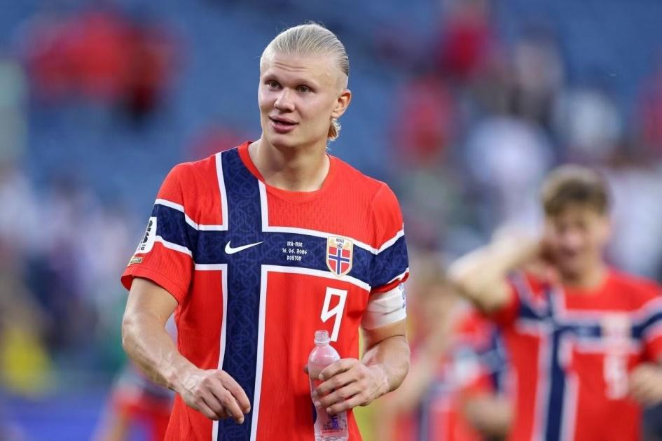 Vinícius Júnior felicita Erling Haaland pela qualificação da Noruega