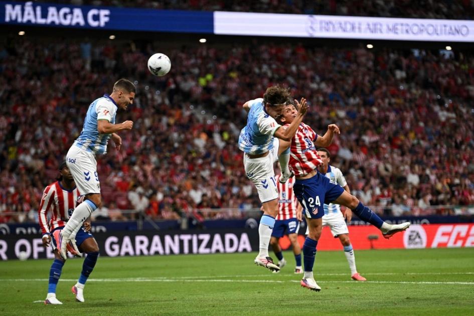Atlético de Madrid entra a vencer: 2-0 ao Málaga na estreia