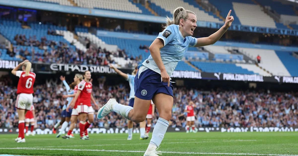 WSL: Lauren Hemp brilha e Manchester City continua em